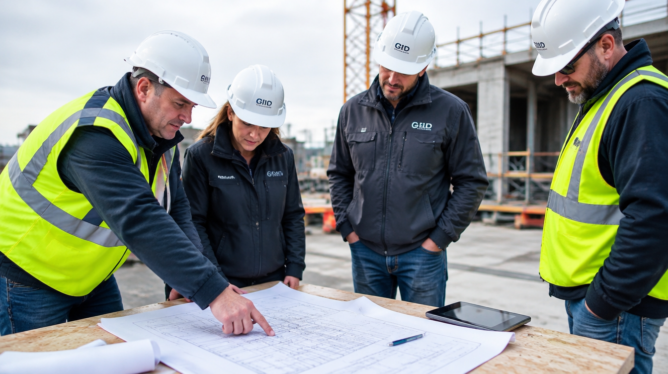 Project management on site