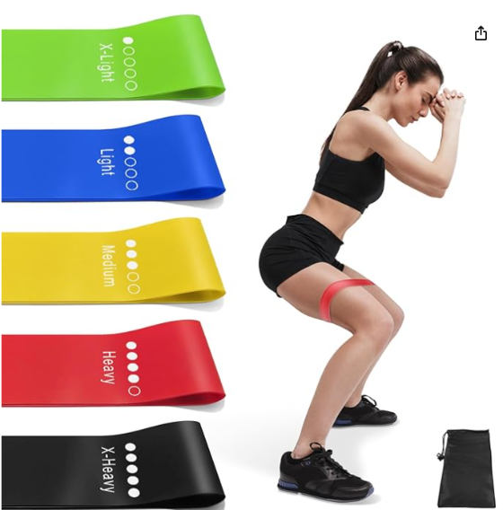 Resistance Bands for Working Out, Exercise Bands Resistance Bands Set with 5 Resistance Levels